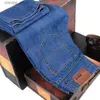 Men's Jeans Summer Fashion Brand Clothing Slim Men Business Casual Jeans 2023 Man Oversize Denim Pants Trousers Baggy Stretch Jeans Autumn L49