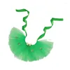 Dog Apparel Dogs Saintpatricks Costume Costume Pet Roupas Festivas Tulle Salia