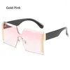 Sunglasses Transparent UV400 Candy Color Oversized Square Sun Glasses Shades Travel Eyewear