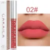 Batom líquido à prova d'água maquiagem lábio maquiagem de veludo fosco Lip Lip Gloss Red Sexy Cosmético Nude 18 Cores Longo Durário Não Marking 240410