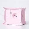 3 Farben Musiktbox Hand kurbelte Geburtstagsbox Schmuckstorage Klassische rotierende Ballerina Music Box mit Spiegel für Mädchen