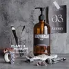 Sıvı Sabun Dispenser 250ml 500ml Banyo Kahverengi Cam Depolama Alt Şişeleme El Gövdesi Yıkama Saçma Şampuan Şişesi