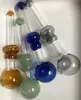 Coloridas tuberías de vidrio Pyrex Wipe Tubo para fumar buen flujo de aire de 12 cm Tubo de calabaza Accesorios para fumar