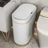 Odpadki elektroniczne automatyczne inteligentne czujnik Arbae Bin House Household 7L/9l Smart Trash Can Waste Arbae Can na kuchnię łazienka L49