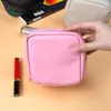 Aufbewahrungstaschen PU Cosmetics Schmucktasche tragbare Lady Sanitors Pads Beutel Mehrzweck-Make-up-Toilettenartikel Reise Reißverschluss
