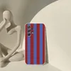 Milan Stripe Stripe Design Phone Case Claer für Samsung S23 S20 S30 S22 S10E S10 20FE Note 20 10 Pro Plus Ultra A12 A42 A71 A91