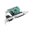 Cards TXB102 LPT para PCIE PCI Express Cartão serial Port serial COM DB25 Conversor de adaptador de porta paralela ASIX AX99100