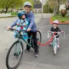 Rower dla dzieci holowa lina na zewnątrz mtb rowerowe rowerowe paski rowerowe ciągnięcie kabla Kabel kompatybilny większość rowerów