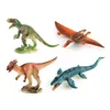 12st. Dinosaurmodellleksaker Tyrannosaurus Rex Stegosaurus Velociraptor Pterosaur Miniature figur Ornament Plastic Jurassic Anim