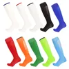 Kids Football Socks Non-slip Long Tube Over The Knee Socks Outdoor Sports Gym Striped Soccer Socks 240322