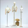 Mannequin naaien voor vrouwelijk lichaamskind, geen handbusto -jurk, schuimpopstandaard, jersey buste, minil, 4 jaar, e157, 1 stc