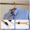 Shower Curtains Clothes Rail Retractable Rod Metal Hangers Creative Clothing Pole Line Household Shelf Home Supplies