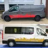 2 stks autodeurstickers voor Renault Trafic 3 2 Mk1 Mk2 Mk3 Tuning Accessoires Camper Van Side Stripes Graphics Vinylfilmstickers