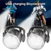 6 Modi Bike Light USB wiederaufladbare Fahrrad -Scheinwerfer Hecklicht wasserdichtes Fahrrad mit Fahrradzyklus -Fahrrad -Bike -Zubehör