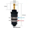 Brass Thermostatic Valve Spool Hot Cold Water Universal Faucet Cartridge Shower Mixer Valve Tap Shower Mixing Valve Repair Kit