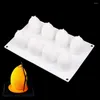 Baking Moulds 8 Cavity Easter Eggs Silicone Soap Cake Mold DIY Handmade Cookies Chocolate Mould Kitchen Pastry Decorating