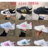 Ontwerper Casual schoenen Sport heren schoenen mode superster platte schoenen voor dames lichtgewicht pu lederen ademende schoenhoens plat witte tenit zapatillas hombre