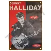 Rock and Roll Metal Sign Band Tin Sign Plaques décoratives