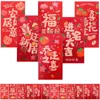 Avvolgimento regalo cinese buste rosse borsetta portafoglio portafoglio in stile pacchetto di pacchetti di denaro per la casa