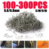 100-300PCS 0,6 / 0,8 mm Agrafeuse Hot Agrates pour la voiture Plastic Plastique Soudeur de réparation automobile Kit de soudage d'agrément chaud outils de soudage