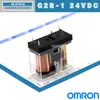 Nouveau relais d'alimentation PCB OMRON OMRON ORRON ORRONE G2R-1-1AA-E -1-E 12VDC 24VDC DC5V 12V 110V 220V AC110V 220V 230V 5 broches 10A