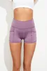 Calça feminina quadril levanta shorts skinny de ioga