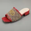 Дизайнерские женские летняя тапочка Gucchi Slides Ladies Slippers Designer Designer Sandals.