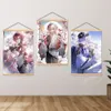 Drucke Genshin Impact hölzerner Hangdiluc Ragnvindr Canvas Hauszimmer Dekor Xiao Poster Wandkunst modular Anime Pictures