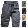 Casual Shorts Men Summer Camouflage Cotton Cargo Camo Short Pants Homme Without Belt Drop Calflength 240411