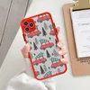 Merry christmas tree snowflake new year gifts Phone Case matte transparent For iphone 11 12 13 6 s 7 8 plus mini x xs xr pro max