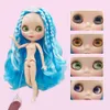 30cm Blyth lalka z 5 parami gestami zastępcze Biała czarna skóra 19 stawów Bjd Doll Body Body Prezent dla dziewcząt