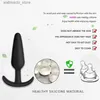 Autres articles de beauté pour la santé 3 Silicone Butt Silicone Butt Silicone Stopper Toy adulte pour hommes Femmes Gay Uni Anal Prostate Masturbating Toy Couples L49