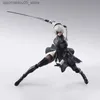 Action Toy Figures 2b Yorha Sexig tjej digitala spel Nier Automata Figura PVC Model Kawai No.2 Typ Statue Machine Certification Home Decoration Boy