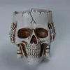 Skull Head Flower Pots Gothic Skeleton Planter Container Office Planter Succulent Plant Organizer Halloween Tabletop Ornament 240329