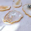 DM402 DIY Irregular Cup Mat Coaster Siliconen Schimmel Epoxy Resin Tray Moules voor huizendecoratie