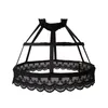 Lolita Petticoat Cage Юбка черная кружева взрослая женщина.