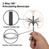 Endoscope industriel 2,8 mm4,5 pouce en fibre optique Endoscope Wifi WiFi 360 ° HD Caméra haute température résistante et étanche