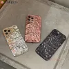 لـ Vivo V27 V27 Pro V27E V25 V25E X80 Lite Y77 Y77E TIN FOIL Back Case Stone Patter