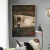 Coffee Quotes and Disingings Toile Peinture Affiches et imprimés Pictures d'art mural modernes pour le salon Home Coffee Bar Decor Gift