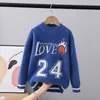 Children's Sweaters Baby Boys Pullovers Autumn Winter Long-sleeved Round Neck Knitted Bottoming Shirt Little Boy Sweater FY11181