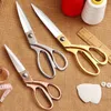 Tesouras de tecido Tercenaria a costura de tesouras profissionais Ultra Sharp Tood Tailor Scissors Multi Clessmaker Scissors Titanium Scissors