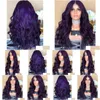 Fabricante de pão de cabelo 70cm Natural Wig Long Purple Party Cosplay Feminino Moda Curly Synthetic Wavy 2M811144769740 Produtos de entrega de gota AC OTLVY