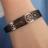 Bangle Witch Knoop Knoop Bracelet roestvrij staal verstelbare open manchet armband Keltische quaternaire hekserij armband amulet sieraden voor mannen 24411