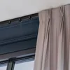 Black Flexible Ceiling Curtain Track Kit 5m Bendable Window Rod Straight for Bedroom Dormitory Curtain Rail Wholesale