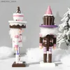 Искусство и ремесла 25см Щелкунчик Рождественский пирог с мороженым розовый цвет