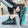 Mann Runningschuhe weiß schwarz gelb atmungsaktives Fashion Mesh Jogging im Freien weich