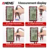 Aneng 622A 6000 Zählungen Smart Multimeter Infrarot -Laser -AC/DC -Spannungsmesser Strom Meter NCV -Detektor Diode Hz Temperaturkondensator