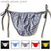 Onderbroek mode nieuwe sexy ondergoed herenjas cueca gay briefing calzoncillos hombre dia sexy ondergoed sport riem heren nylon stof c240411