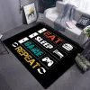 Gamer tapis drôle de gibier de jeu noir drôle pour enfants tapis doux salle de jeu jeu anime chaise de joueur de joueur grand tapis salon garçons