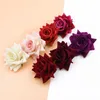 Decorative Flowers 10PCS Silk Red Roses Bridal Accessories Clearance Artificial For Home Wedding Decoration Diy A Cap Gifts Box Scrapbook